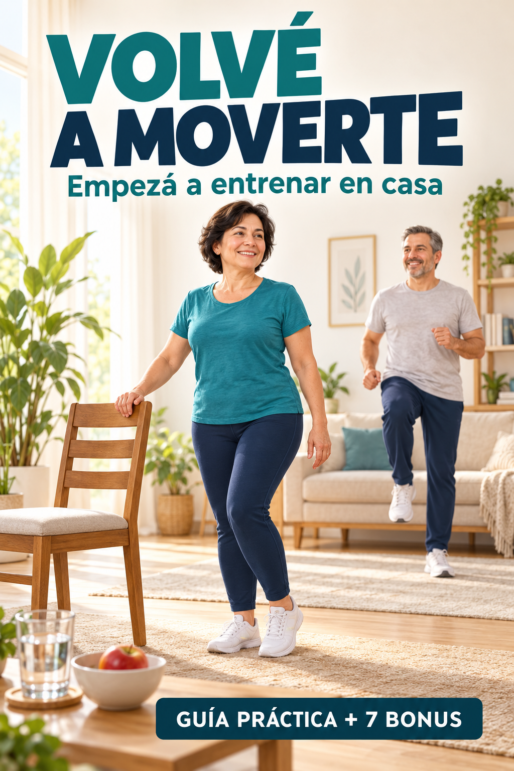 VOLVE A MOVERTE + BONUS DE REGALOS + 20 RECETAS SALUDABLES